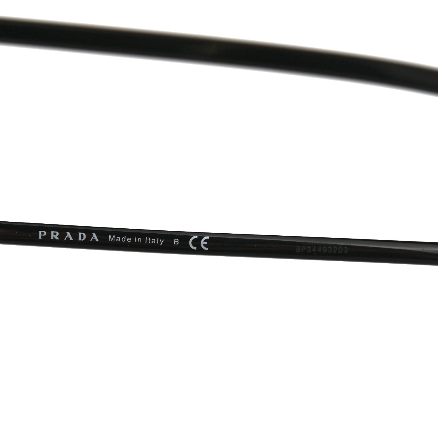 Prada Catwalk Sunglasses SPR 19U Black White 6 of 6