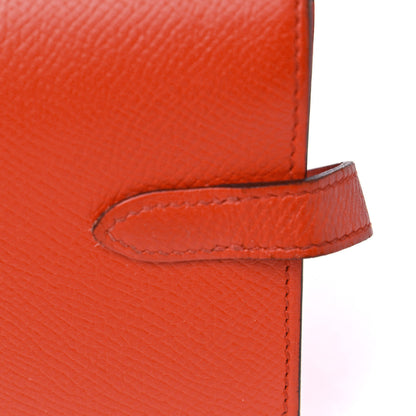 Hermes Epsom Medium Kelly Wallet Rouge Tomate 7 of 12