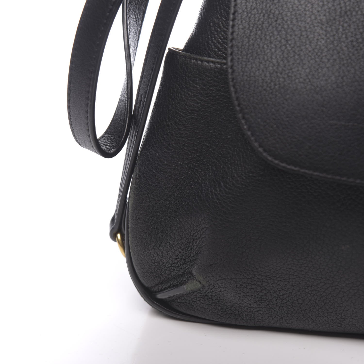 Chloe Grained Lambskin Calfskin Medium Lexa Shoulder Bag Black 10 of 13