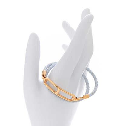 Hermes Swift Roulis Double Tour Bracelet Bleu Brume 2 of 5