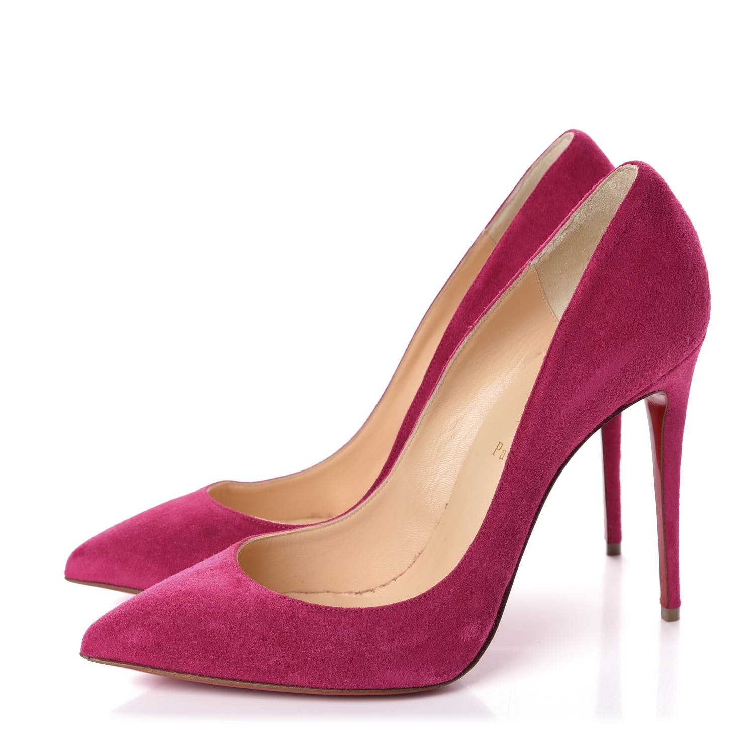 Christian Louboutin Veau Velours So Kate 130 Pumps 40 Pink 3 of 10