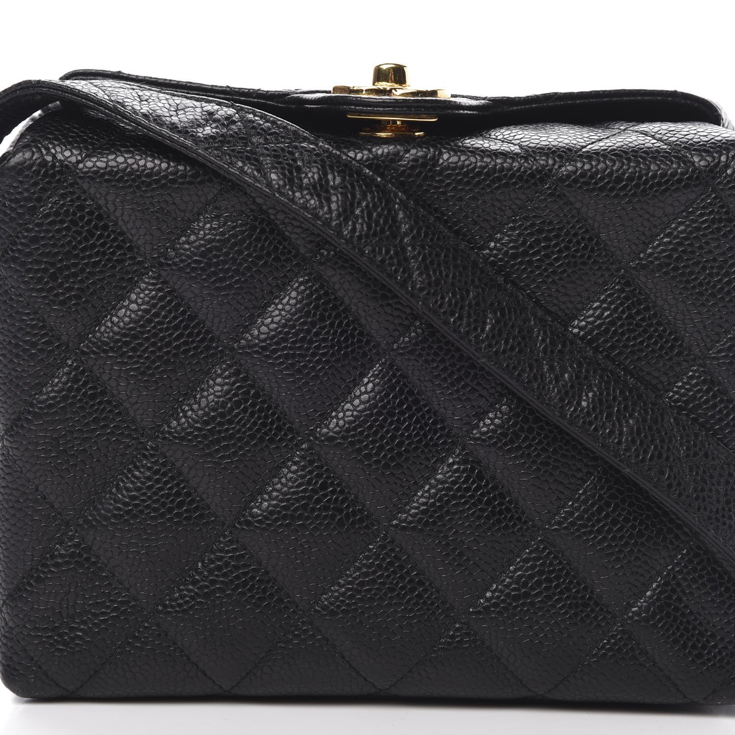 Chanel Caviar Quilted Camera Case Black 14 of 14