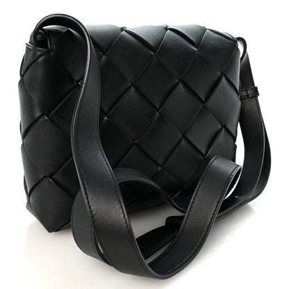 Bottega Veneta Grained Calfskin Intreccio Small Diago Crossbody Bag Black 3 of 9