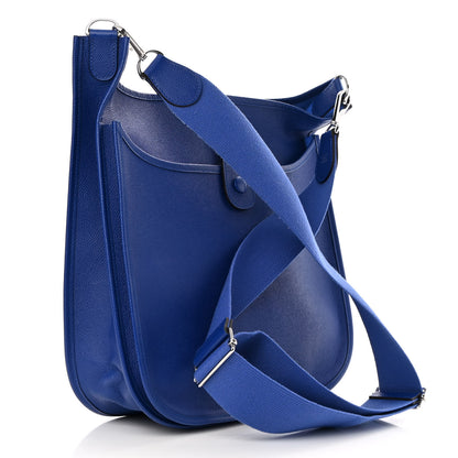 Hermes Epsom Evelyne III GM Bleu Electrique 3 of 11