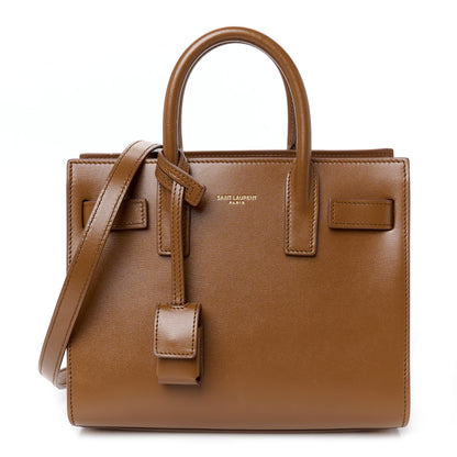 Saint Laurent Calfskin Nano Supple Sac De Jour Fox 1 of 10