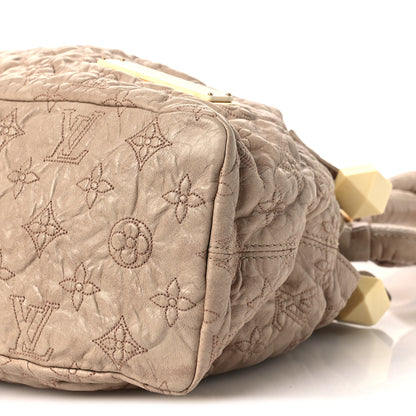 FASHIONPHILE Lambskin Olympe Stratus PM Ecru 9 of 10