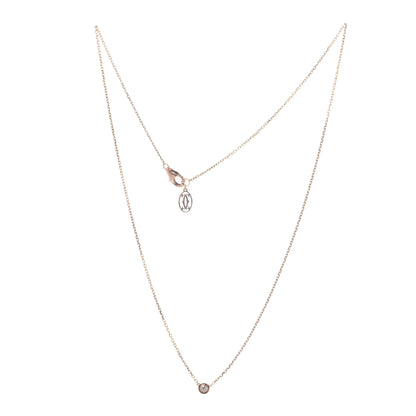 Cartier 18K Pink Gold Diamond XS D'Amour Pendant Necklace 3 of 6