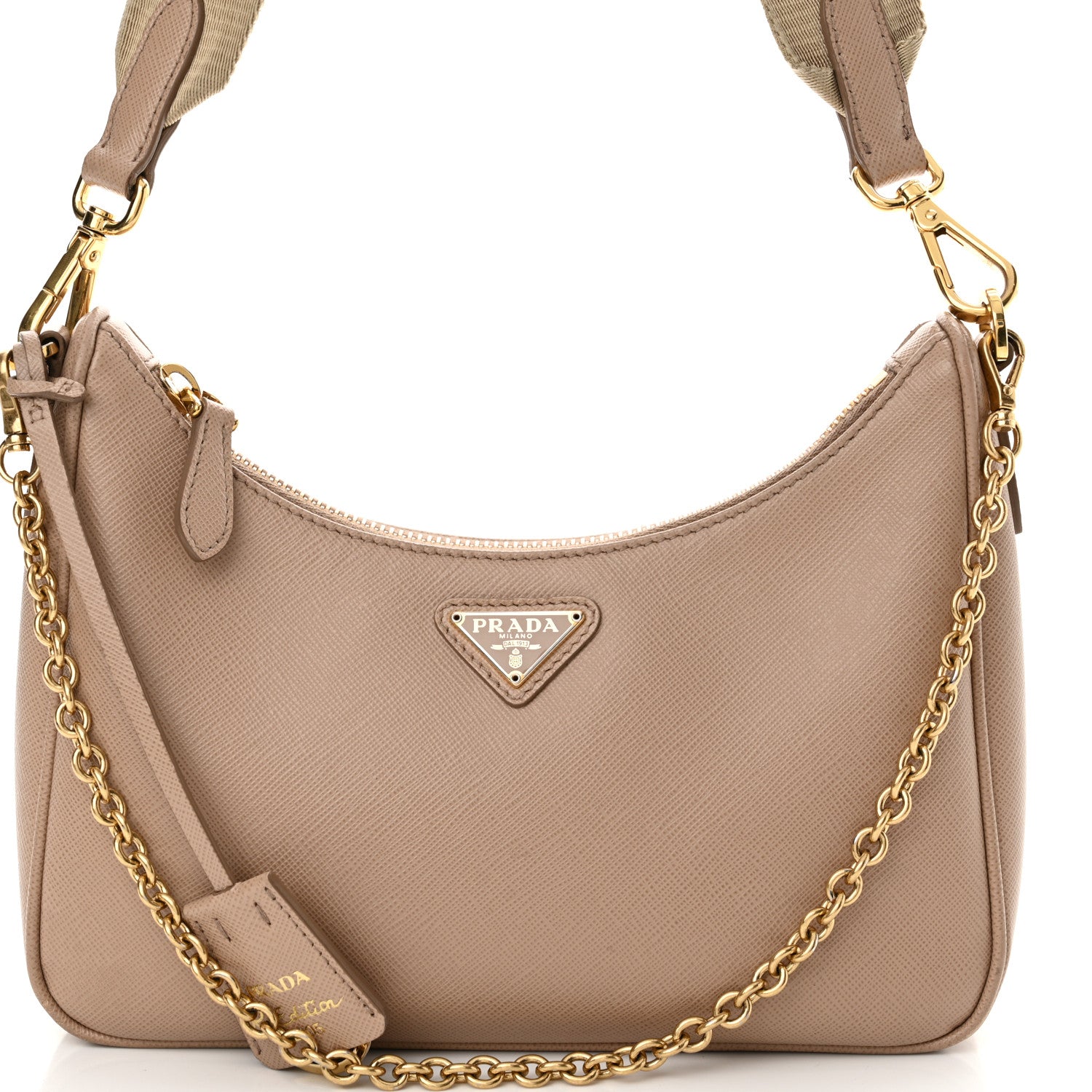 Prada Saffiano Lux Re-Edition 2005 Shoulder Bag Cammeo 8 of 14