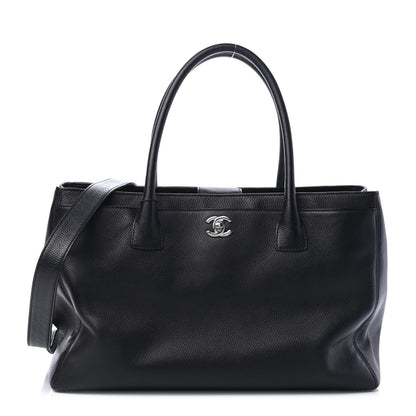 Chanel Calfskin Cerf Executive Shopper Tote Black 1 of 5