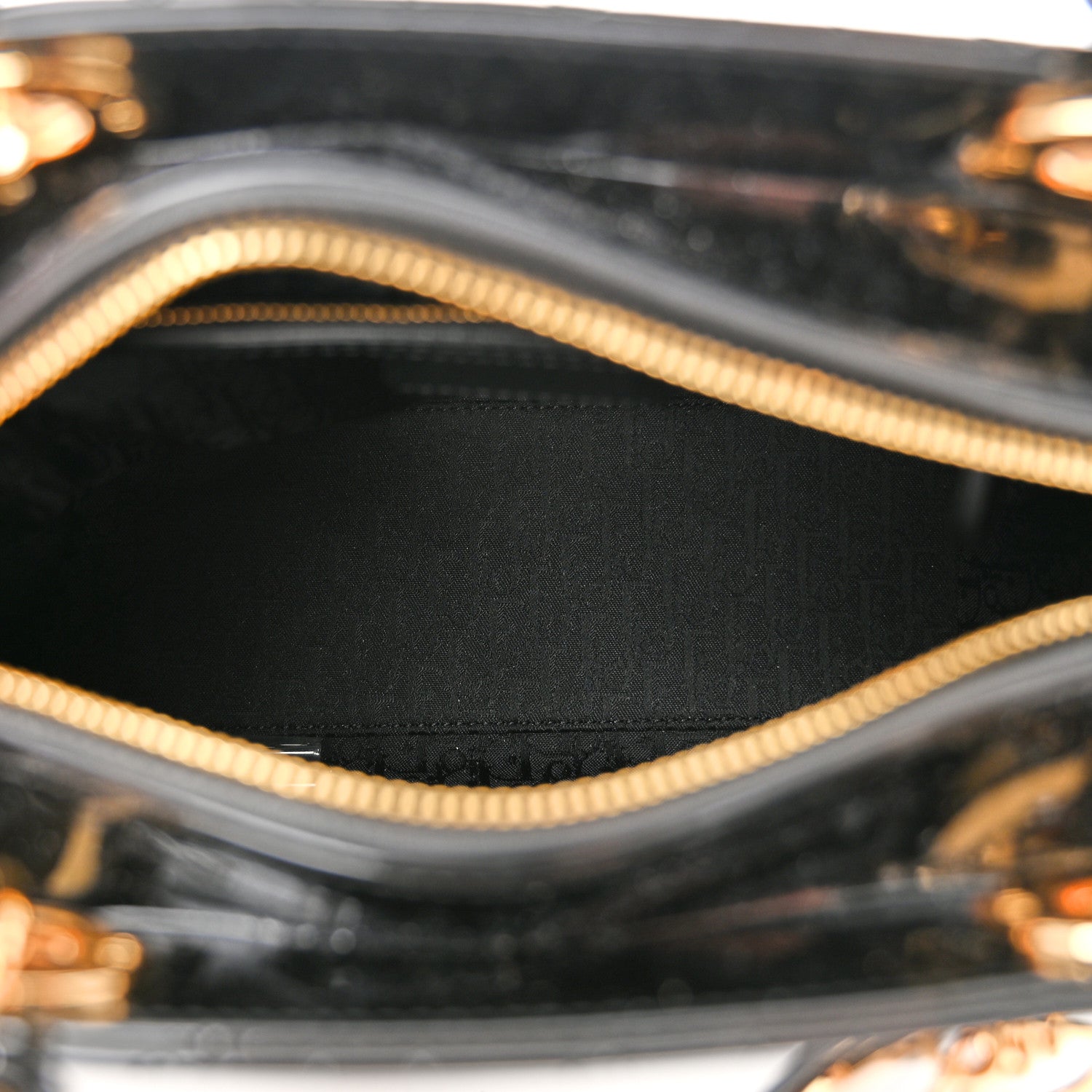 Christian Dior Patent Cannage Medium Lady Dior Black 5 of 11