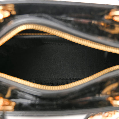 Christian Dior Patent Cannage Medium Lady Dior Black 5 of 11