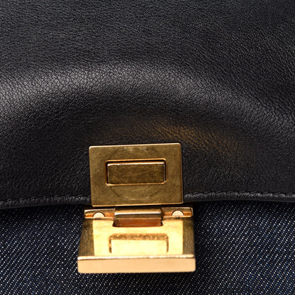 Celine Smooth Calfskin Denim Medium Trapeze Blue 15 of 16
