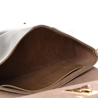 Louis Vuitton Metallic Calfskin Love Note Gold Silver 5 of 11