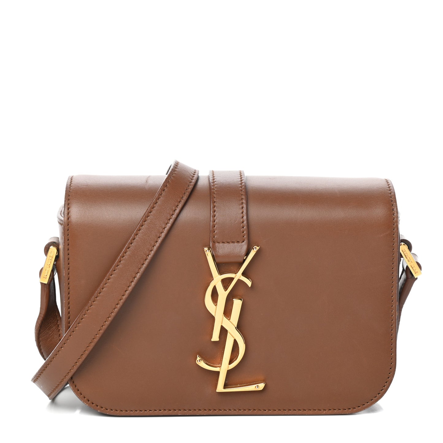 Smooth Calfskin Small Monogram Université Shoulder Bag Dark Beige