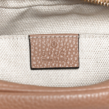 Gucci Pebbled Calfskin Small Soho Disco Bag Camelia 5 of 12