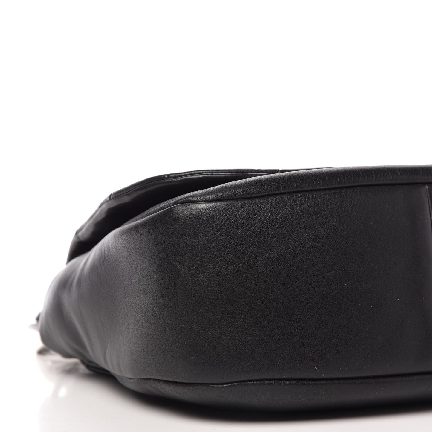 Lambskin Quilted Flap Bag Black