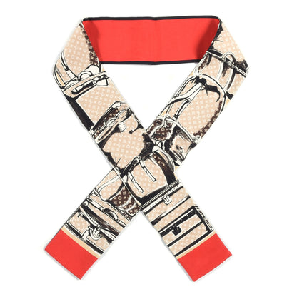 Louis Vuitton Silk Monogram Trunks Bandeau Brown 1 of 7