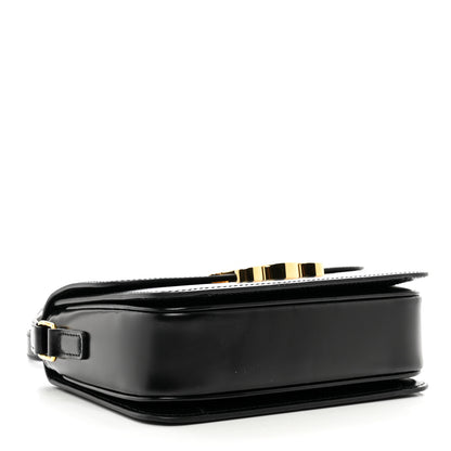 Celine Shiny Calfskin Teen Triomphe Black 4 of 10