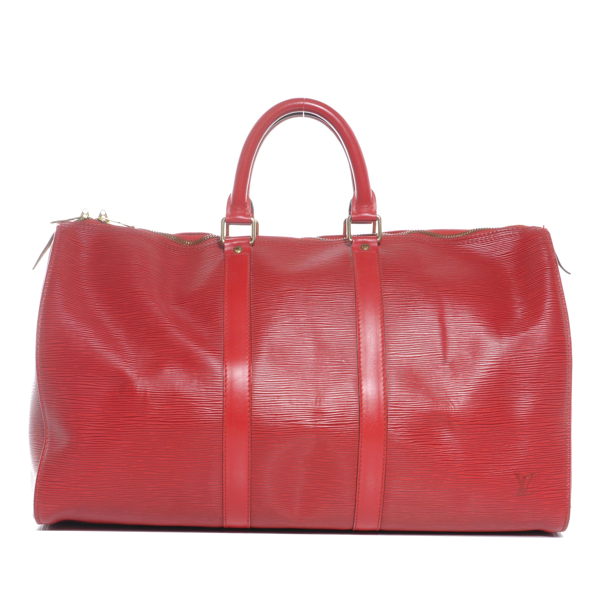 Louis Vuitton Epi Keepall 45 Red 1 of 7