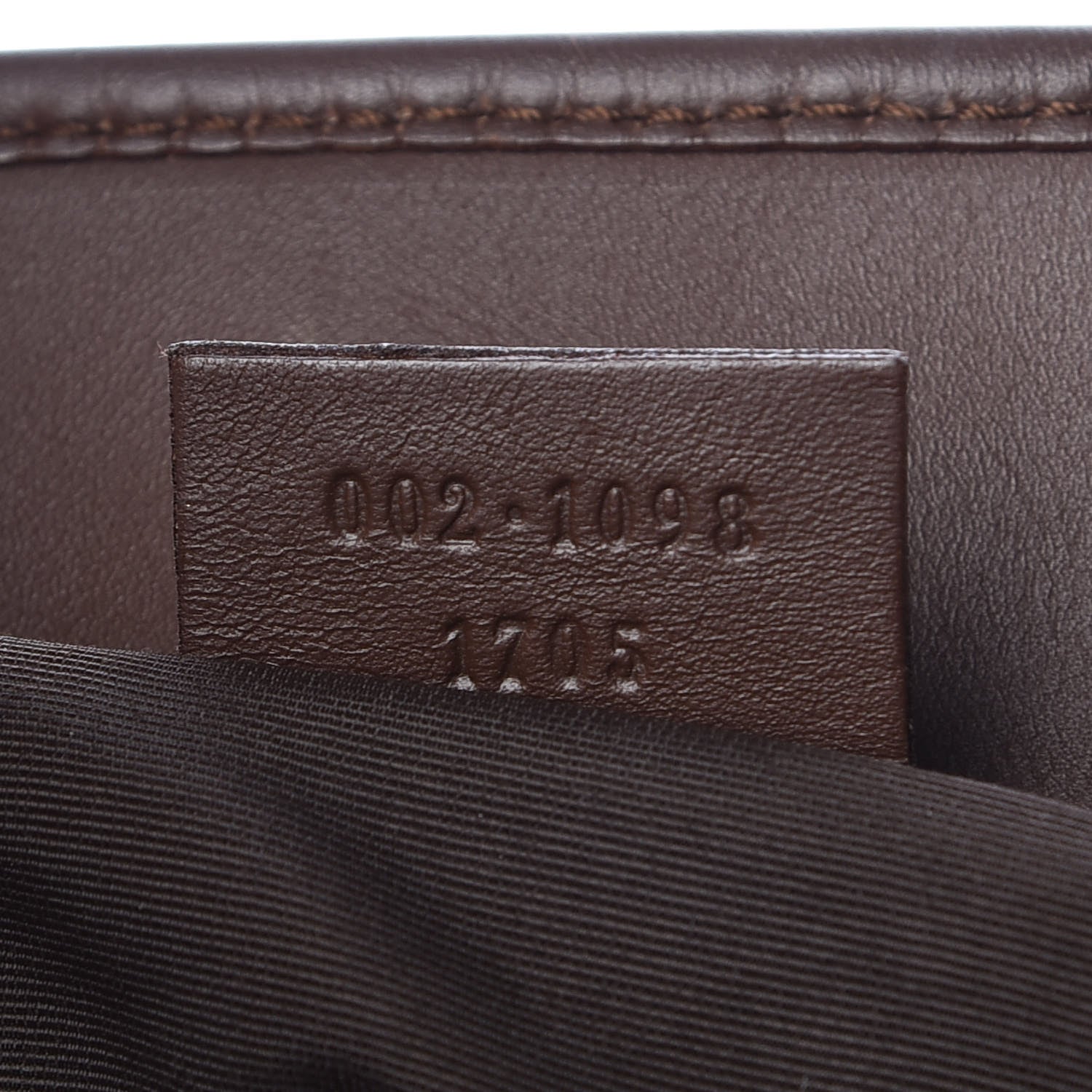Gucci Monogram Large Bucket Tote Dark Brown 7 of 7
