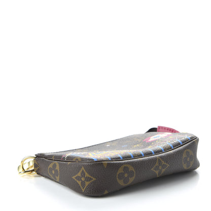 Louis Vuitton Monogram 2020 Christmas Animation Roller Coaster Mini Pochette Accessories Pivoine 4 of 11