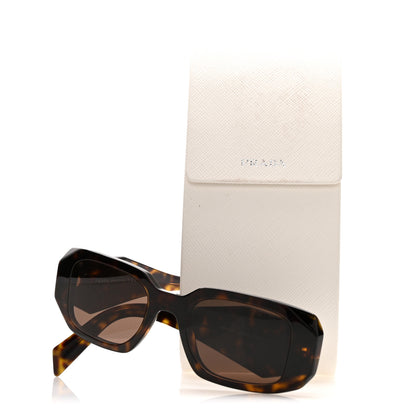 Prada Acetate Symbole Sunglasses SPR 17W Honey Tortoise 8 of 8