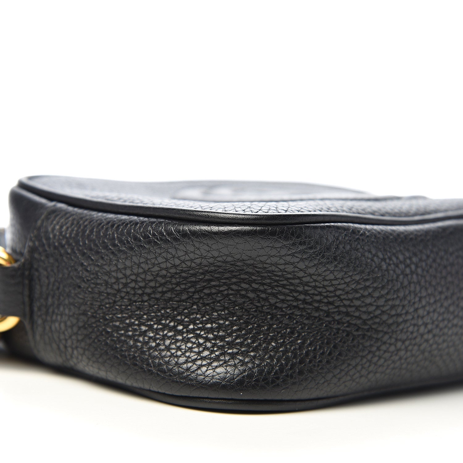 Gucci Pebbled Calfskin Mini Soho Disco Bag Black 7 of 9