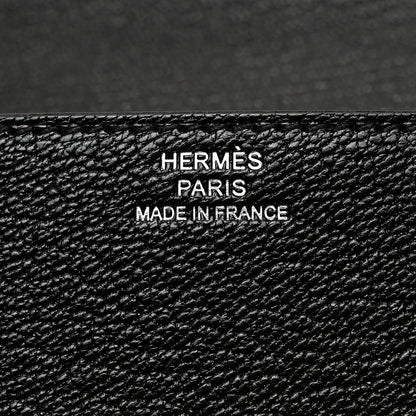 Hermes Chevre Mysore Roulis Slim Wallet Black 7 of 9
