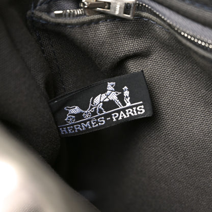 Hermes Cotton Canvas Tout Fourre PM Grey 6 of 9