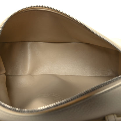 Loro Piana Grained Calfskin L19 Extra Pocket Pouch Whisper White 4 of 10