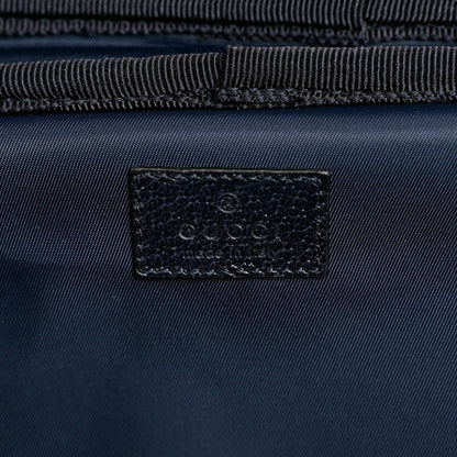 Gucci GG Supreme Monogram Web Medium Savoy Trolley Beige Blue 5 of 9