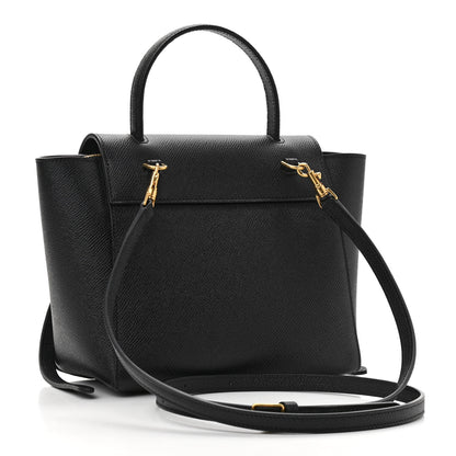 Celine Grained Calfskin Nano Belt Bag Black 3 of 9