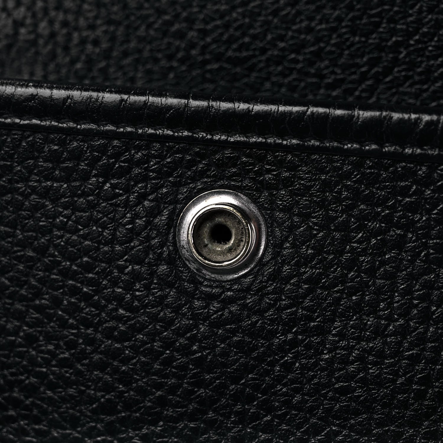 Hermes Taurillon Clemence Evelyne III GM Black 9 of 11