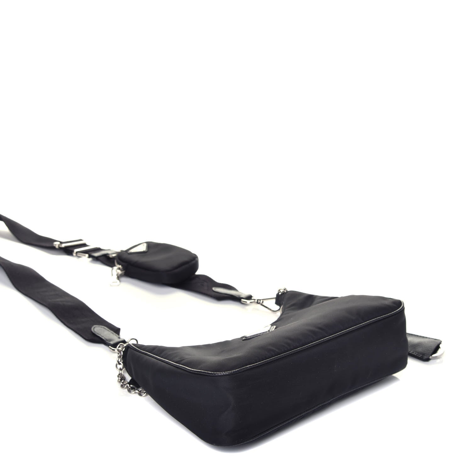 Prada Nylon Re-Edition 2005 Shoulder Bag Black 5 of 10