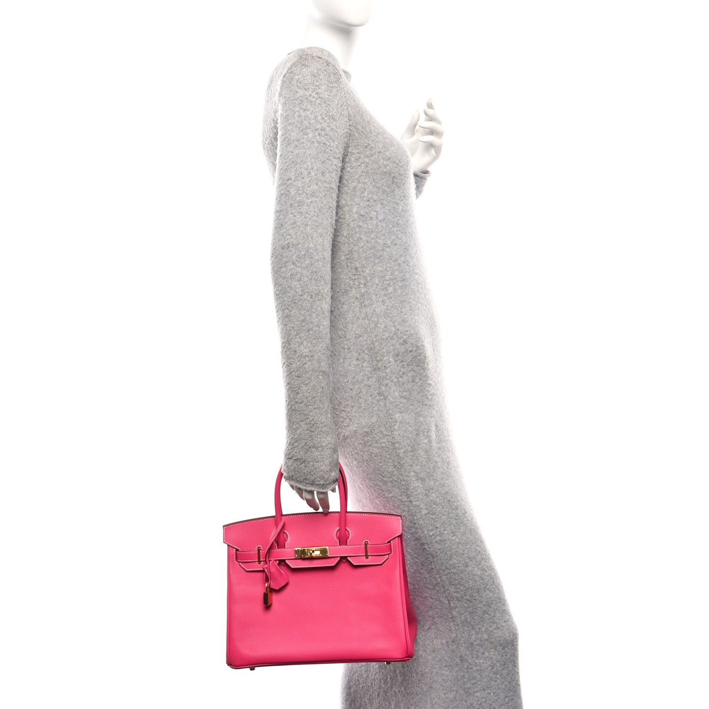 Epsom Birkin 30 Rose Tyrien