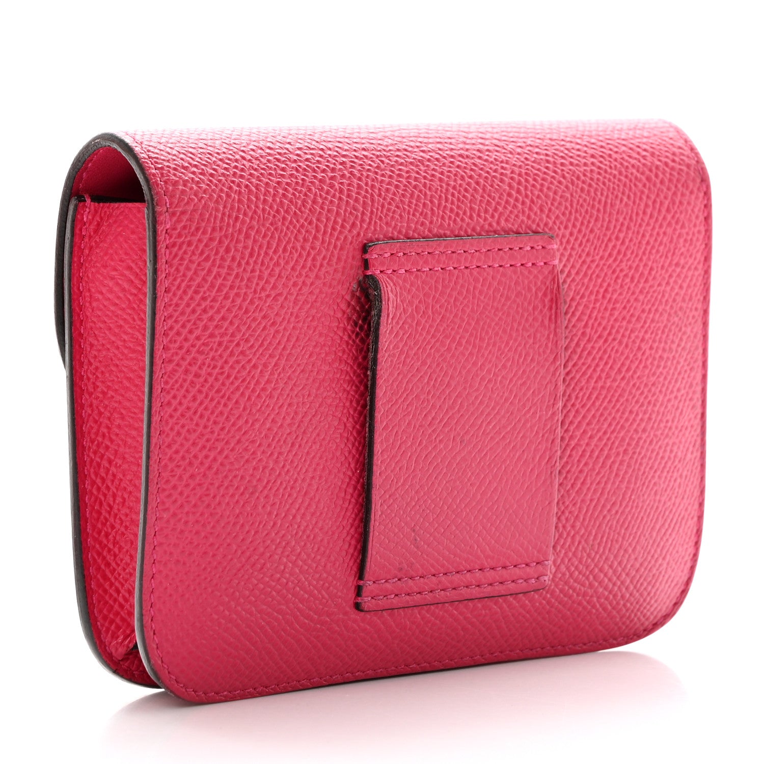 Hermes Epsom Constance Slim Wallet Rose Mexico 3 of 8