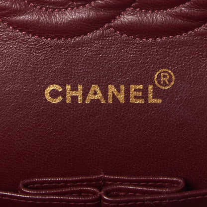 Chanel Lambskin Quilted Medium Double Flap Black 8 of 9