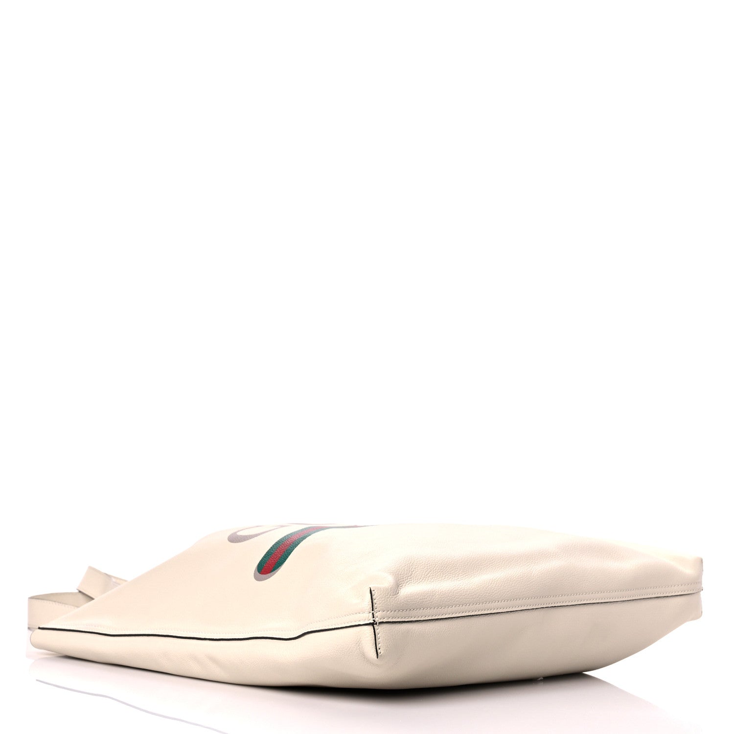 Gucci Calfskin Mens Logo Tote White 4 of 9