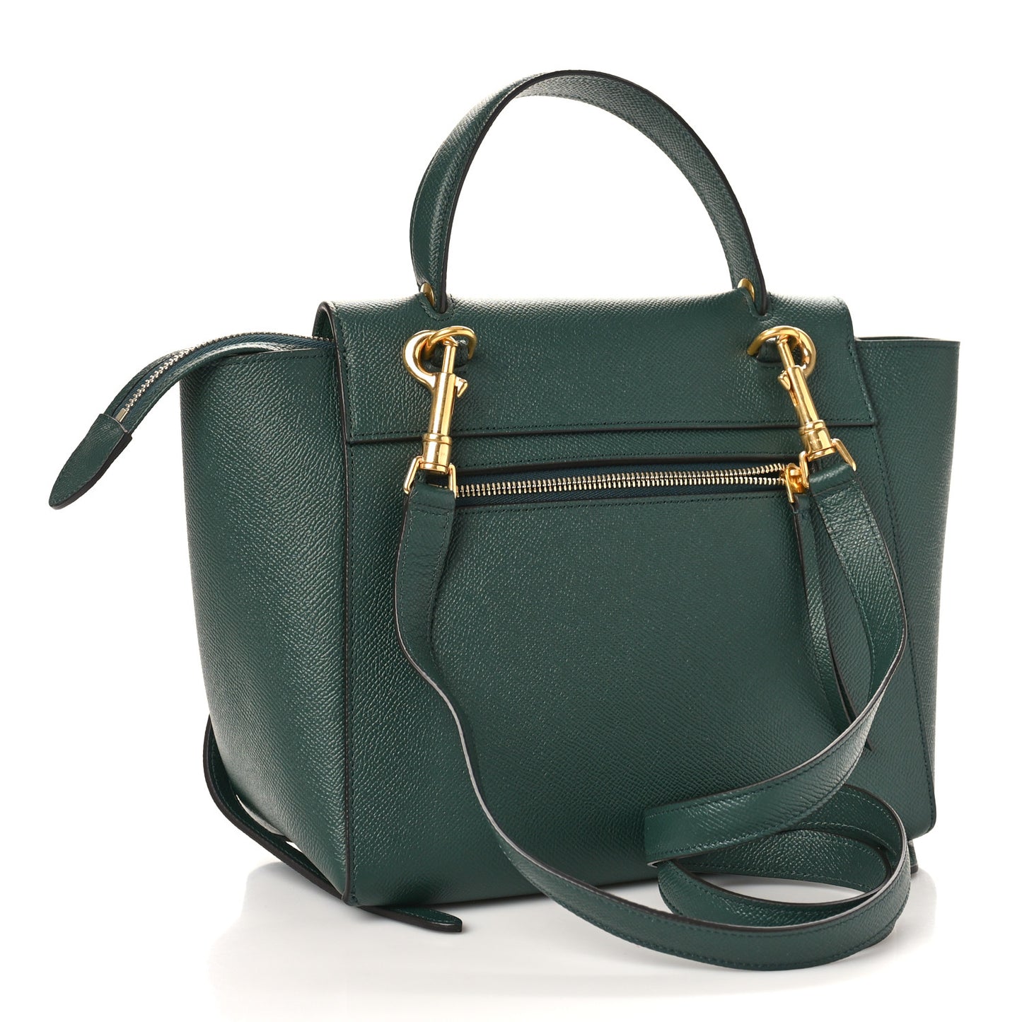 Grained Calfskin Micro Belt Bag Amazone