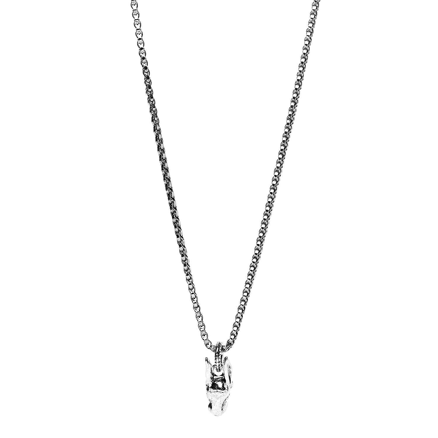 Gucci Sterling Silver Anger Forest Rabbit Head Necklace 1 of 5