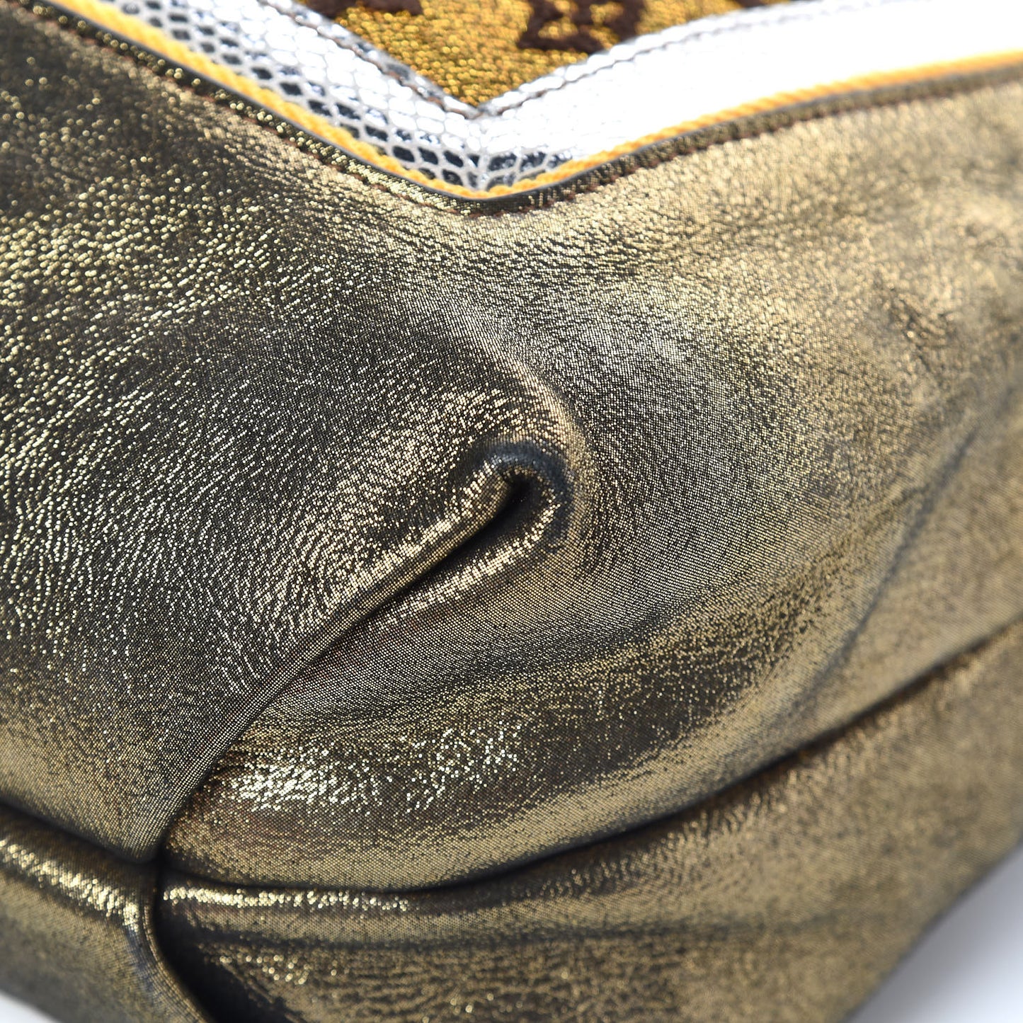 Monogram Lurex Sunbird Gold