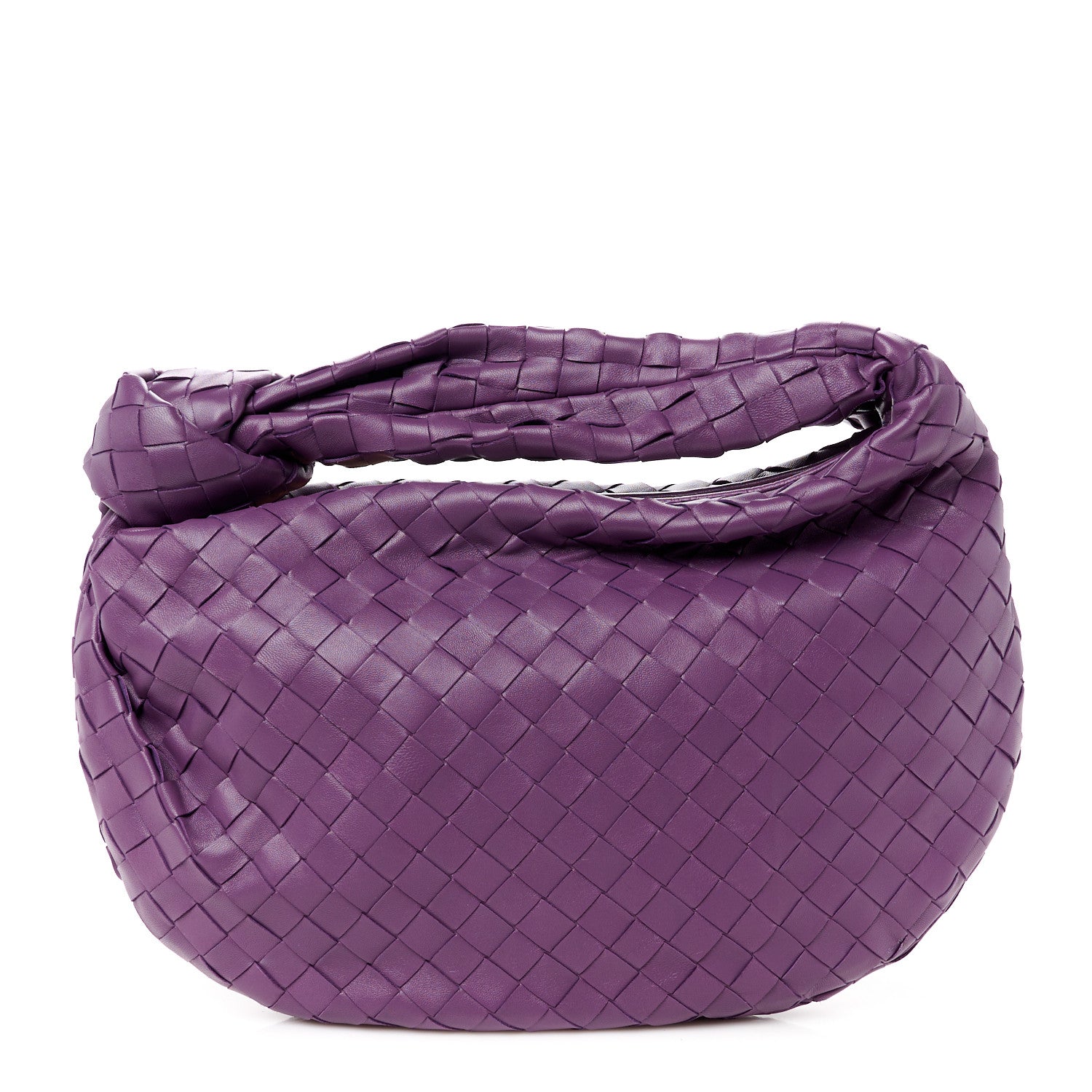 Bottega Veneta Nappa Intrecciato Teen Jodie Hobo Eggplant 1 of 11