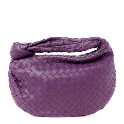 Bottega Veneta Nappa Intrecciato Teen Jodie Hobo Eggplant 1 of 11