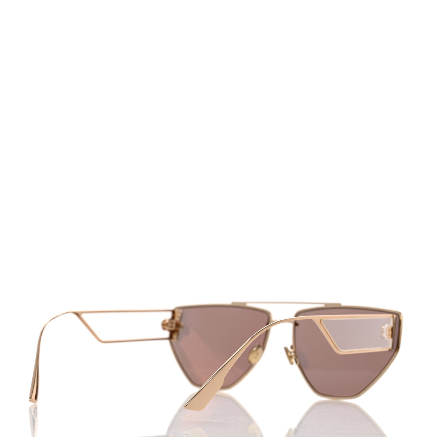 Christian Dior Clan 2 Aviator Sunglasses Gold 4 of 8