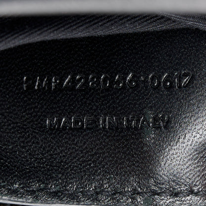 Saint Laurent Sheepskin Matelasse Chevron Monogram Medium College Bag Black 8 of 11