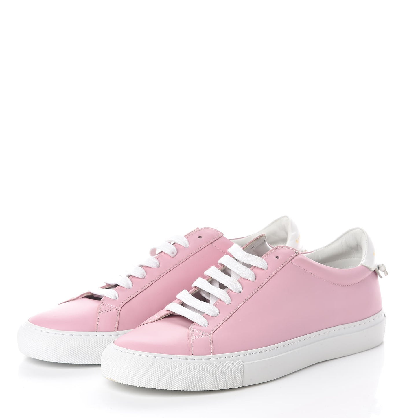 Calfskin Womens Urban Street Sneakers 40.5 Pink