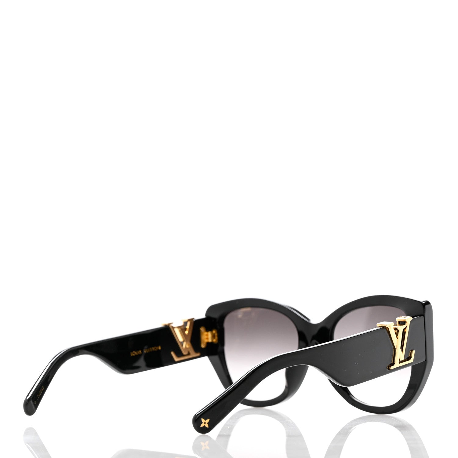 Louis Vuitton LV Icon Cat Eye Sunglasses Z1733E Black 4 of 9
