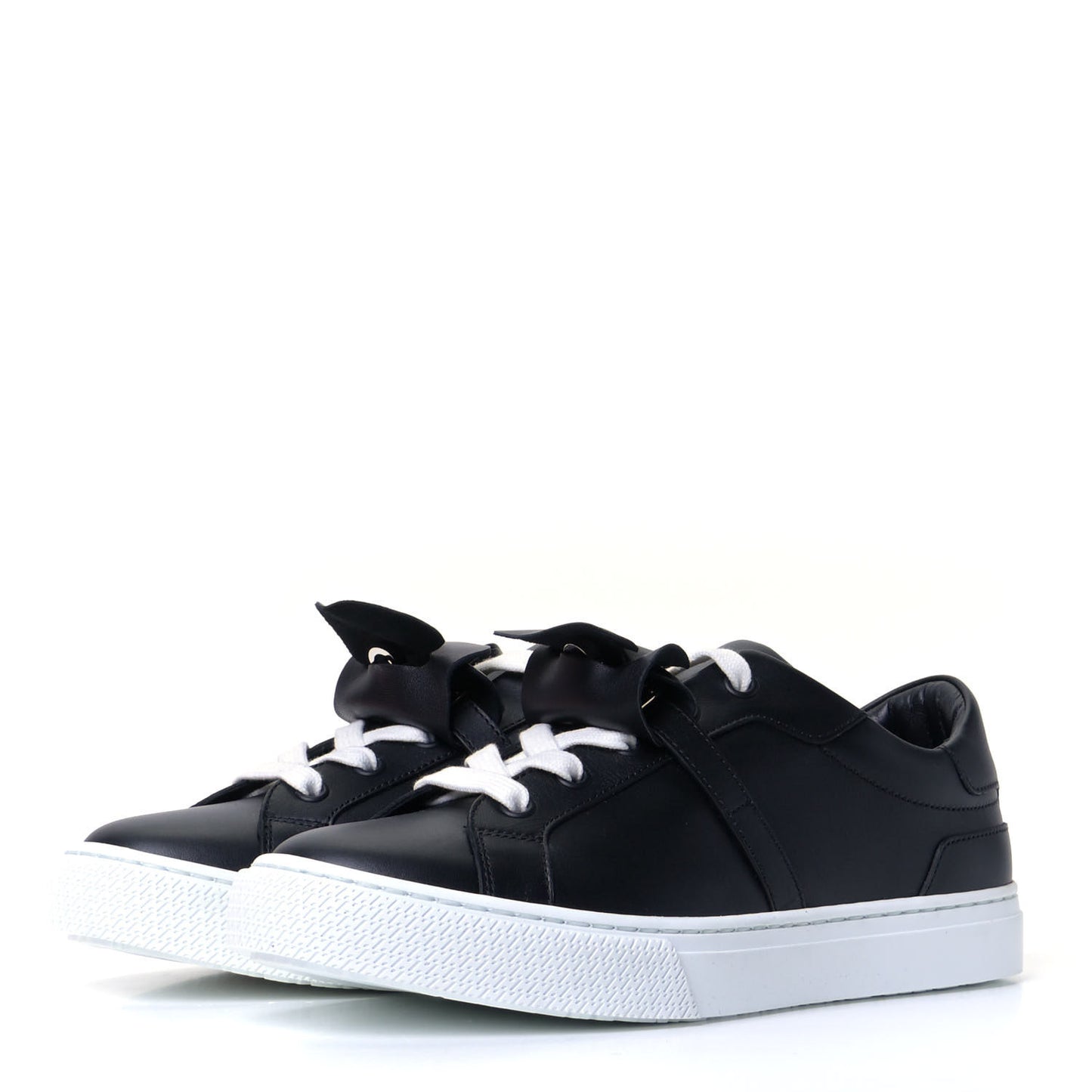 Calfskin Day Sneakers 36.5 Black