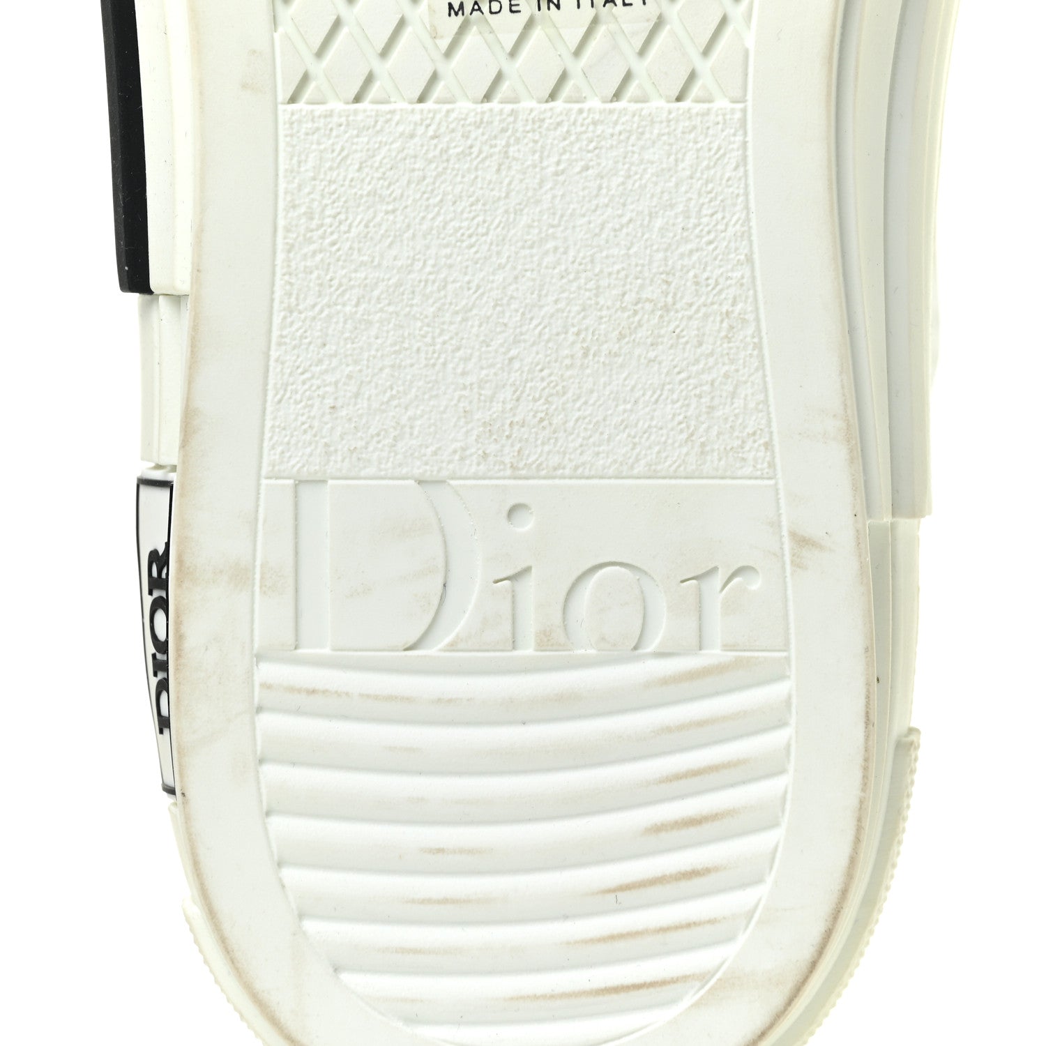 Christian Dior Technical Canvas Oblique Mens B23 High Top Sneakers 42 White 7 of 9