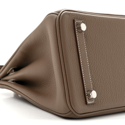 Hermes Togo Birkin 25 Etoupe 8 of 10